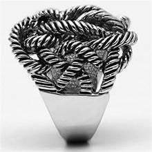 Load image into Gallery viewer, 3W257 - Rhodium Brass Ring with No Stone