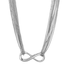 Load image into Gallery viewer, 3W412 - Rhodium Brass Necklace with No Stone