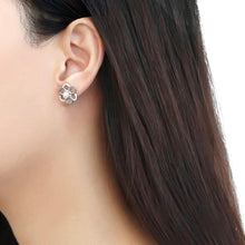 Load image into Gallery viewer, DA214 - High polished (no plating) Stainless Steel Earrings with Synthetic Pearl in White
