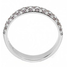 Load image into Gallery viewer, DA231 - High polished (no plating) Stainless Steel Ring with AAA Grade CZ  in Multi Color