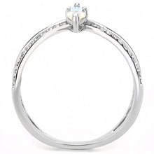 Load image into Gallery viewer, DA271 - High polished (no plating) Stainless Steel Ring with AAA Grade CZ  in Multi Color