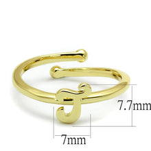 Load image into Gallery viewer, LO4012 - Flash Gold Brass Ring with No Stone