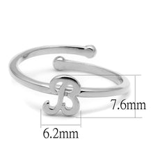 Load image into Gallery viewer, LO4025 - Rhodium Brass Ring with No Stone
