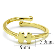 Load image into Gallery viewer, LO4028 - Flash Gold Brass Ring with No Stone