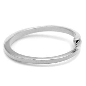LO4039 - Rhodium Brass Ring with No Stone