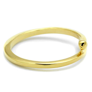 LO4040 - Flash Gold Brass Ring with No Stone