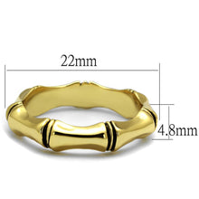 Load image into Gallery viewer, LO4099 - Gold Brass Ring with Epoxy  in Jet