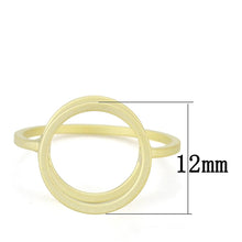 Load image into Gallery viewer, LO4252 - Matte Gold Brass Ring with No Stone