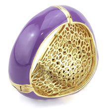 Load image into Gallery viewer, LO4353 - Gold Brass Bangle with Top Grade Crystal  in Multi Color