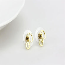 Load image into Gallery viewer, LO4671 - Flash Gold Brass Earrings with No Stone