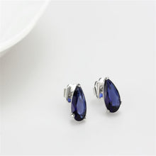 Load image into Gallery viewer, LO4672 - Rhodium 925 Sterling Silver Earrings with AAA Grade CZ  in Clear