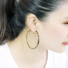 Load image into Gallery viewer, LO4678 - Gold Brass Earrings with No Stone