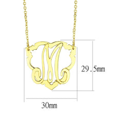 Load image into Gallery viewer, LO4688 - Flash Gold Brass Necklace with No Stone
