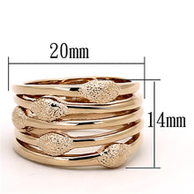 Load image into Gallery viewer, LOA899 - Rose Gold Brass Ring with No Stone