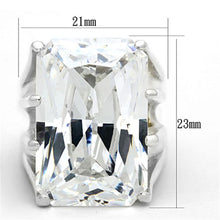 Load image into Gallery viewer, LOS666 - Silver 925 Sterling Silver Ring with AAA Grade CZ  in Clear
