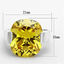 Load image into Gallery viewer, LOS689 - Silver 925 Sterling Silver Ring with AAA Grade CZ  in Topaz