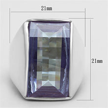Load image into Gallery viewer, LOS692 - Silver 925 Sterling Silver Ring with AAA Grade CZ  in Light Amethyst