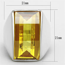 Load image into Gallery viewer, LOS693 - Silver 925 Sterling Silver Ring with AAA Grade CZ  in Topaz