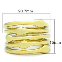 Load image into Gallery viewer, TK106G - IP Gold(Ion Plating) Stainless Steel Ring with No Stone