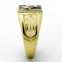 Load image into Gallery viewer, TK1159 - IP Gold(Ion Plating) Stainless Steel Ring with Top Grade Crystal  in Clear