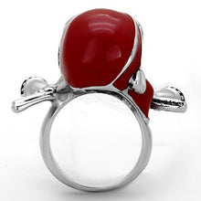 Load image into Gallery viewer, TK1374 - High polished (no plating) Stainless Steel Ring with Epoxy  in Siam