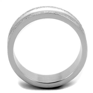 TK1666 - High polished (no plating) Stainless Steel Ring with No Stone