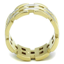 Load image into Gallery viewer, TK1705 - Two-Tone IP Gold (Ion Plating) Stainless Steel Ring with No Stone