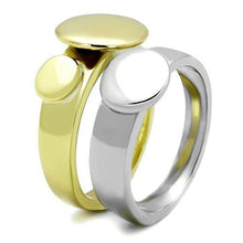 Load image into Gallery viewer, TK1706 - Two-Tone IP Gold (Ion Plating) Stainless Steel Ring with No Stone