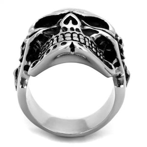 TK1828 - High polished (no plating) Stainless Steel Ring with No Stone