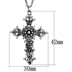 TK1934 - High polished (no plating) Stainless Steel Chain Pendant with No Stone
