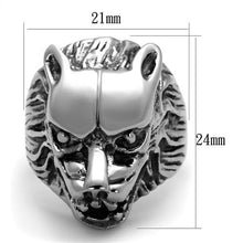 Load image into Gallery viewer, TK1957 - High polished (no plating) Stainless Steel Ring with No Stone