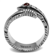 Load image into Gallery viewer, TK1967 - High polished (no plating) Stainless Steel Ring with Top Grade Crystal  in Siam