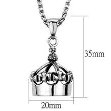 Load image into Gallery viewer, TK1991 - High polished (no plating) Stainless Steel Necklace with No Stone