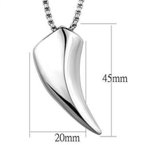 Load image into Gallery viewer, TK2006 - High polished (no plating) Stainless Steel Necklace with No Stone