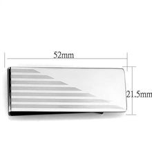 Load image into Gallery viewer, TK2077 - High polished (no plating) Stainless Steel Money clip with No Stone
