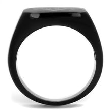 Load image into Gallery viewer, TK2227 - IP Black(Ion Plating) Stainless Steel Ring with No Stone