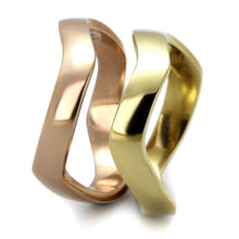Load image into Gallery viewer, TK2265 - IP Gold &amp; IP Rose Gold (Ion Plating) Stainless Steel Ring with No Stone