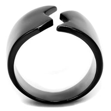 Load image into Gallery viewer, TK2268 - IP Light Black  (IP Gun) Stainless Steel Ring with No Stone