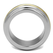Load image into Gallery viewer, TK2390 - Two-Tone IP Gold (Ion Plating) Stainless Steel Ring with No Stone