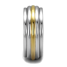 Load image into Gallery viewer, TK2390 - Two-Tone IP Gold (Ion Plating) Stainless Steel Ring with No Stone