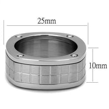 Load image into Gallery viewer, TK2405 - High polished (no plating) Stainless Steel Ring with No Stone
