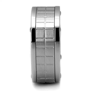 TK2405 - High polished (no plating) Stainless Steel Ring with No Stone