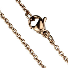 Load image into Gallery viewer, TK2422R - IP Rose Gold(Ion Plating) Stainless Steel Chain with No Stone