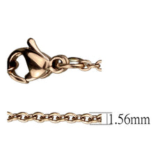 Load image into Gallery viewer, TK2422R - IP Rose Gold(Ion Plating) Stainless Steel Chain with No Stone