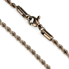 Load image into Gallery viewer, TK2433R - IP Rose Gold(Ion Plating) Stainless Steel Chain with No Stone
