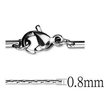 Load image into Gallery viewer, TK2439 - High polished (no plating) Stainless Steel Chain with No Stone