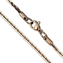 Load image into Gallery viewer, TK2440R - IP Rose Gold(Ion Plating) Stainless Steel Chain with No Stone