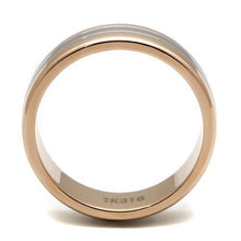 Load image into Gallery viewer, TK2569 - Two-Tone IP Rose Gold Stainless Steel Ring with No Stone