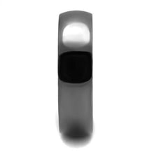 Load image into Gallery viewer, TK2581 IP Light Black  (IP Gun) Stainless Steel Ring with No Stone in No Stone