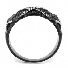 Load image into Gallery viewer, TK3468 - IP Black(Ion Plating) Stainless Steel Ring with No Stone